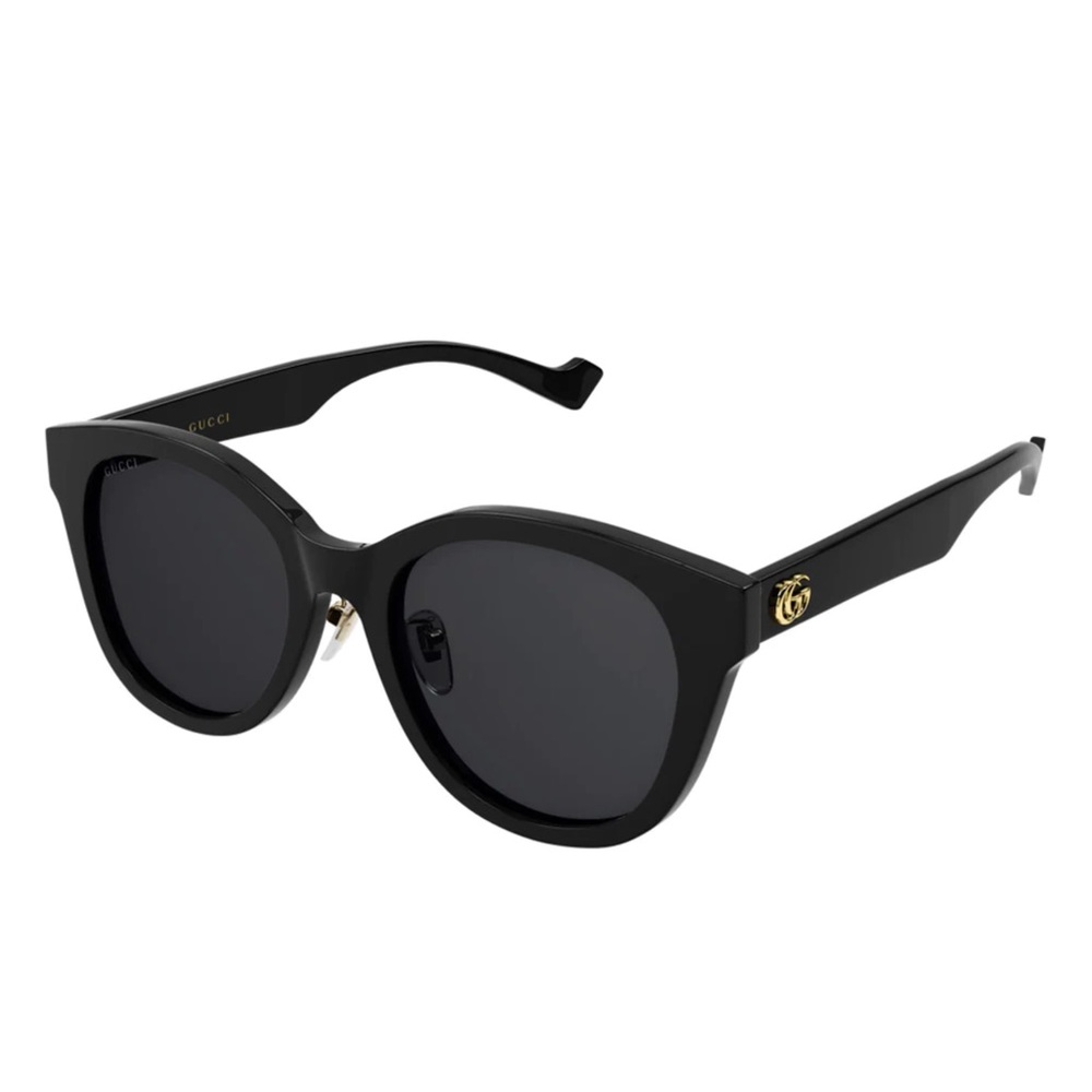 GUCCI GG1002SK ROUNDED SUNGLASSES IN BLACK